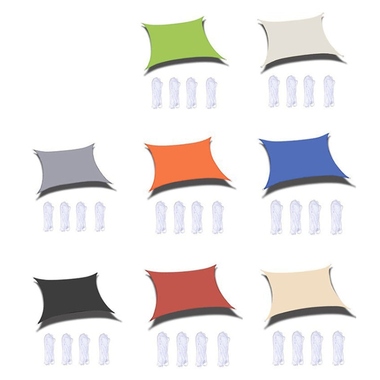 Outdoor Garden Sunshade Sail Waterproof Anti-UV Canopy, Size: 2m x 2m, 2m x 2m