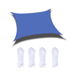 Voile d'ombrage de jardin extérieur imperméable anti-UV, Taille : 5m x 5m, 5m x 5m