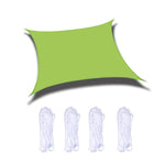 Voile d'ombrage de jardin extérieur imperméable anti-UV, Taille : 5m x 5m, 5m x 5m