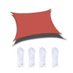 Voile d'ombrage de jardin extérieur imperméable anti-UV, Taille : 5m x 5m, 5m x 5m