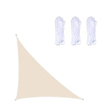 Voile d'ombrage triangulaire extérieure de jardin imperméable et anti-UV, Taille : 5m x 5m x 7,1m, 5m x 5m x 7,1m