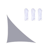 Voile d'ombrage triangulaire extérieure de jardin imperméable et anti-UV, Taille : 5m x 5m x 7,1m, 5m x 5m x 7,1m