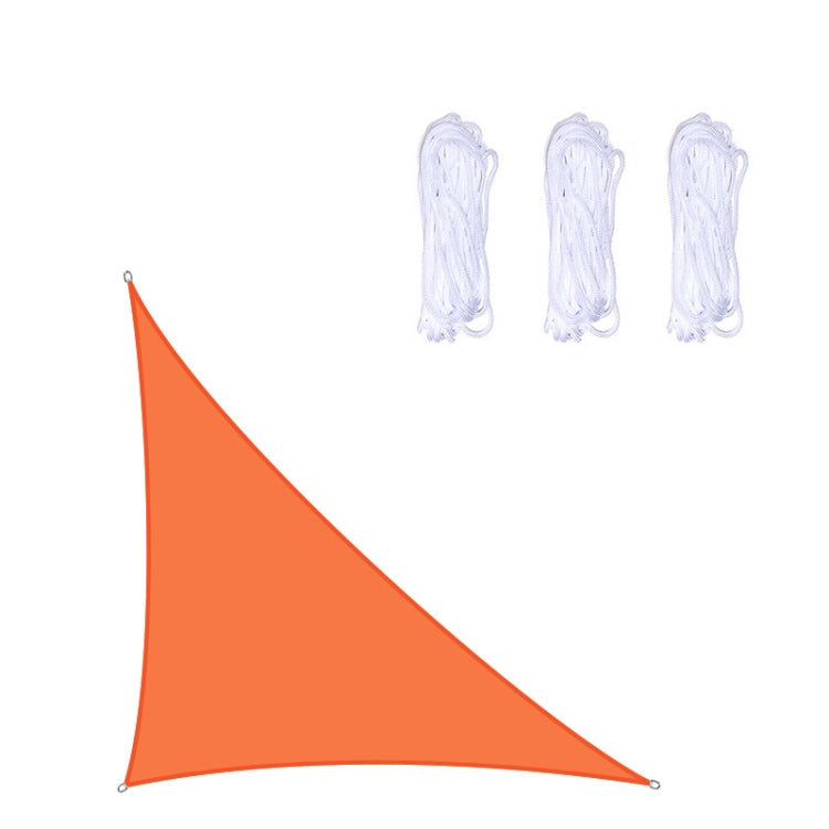Voile d'ombrage triangulaire extérieure de jardin imperméable et anti-UV, Taille : 5m x 5m x 7,1m, 5m x 5m x 7,1m