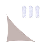 Voile d'ombrage triangulaire extérieure de jardin imperméable et anti-UV, Taille : 5m x 5m x 7,1m, 5m x 5m x 7,1m