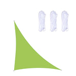 Voile d'ombrage triangulaire extérieure de jardin imperméable et anti-UV, Taille : 5m x 5m x 7,1m, 5m x 5m x 7,1m