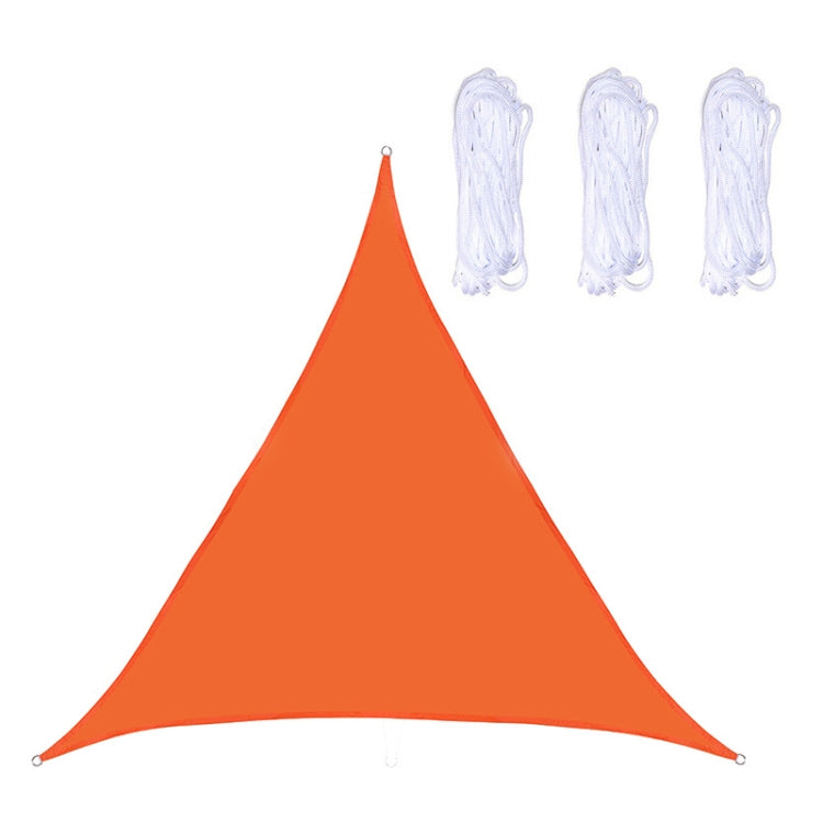 Voile d'ombrage triangulaire extérieure de jardin imperméable et anti-UV, Taille : 2m x 2m x 2m, 2m x 2m x 2m, 2m x 2m x 2m
