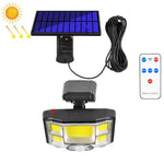 TG-TY085 Lampe murale solaire d'extérieur à induction corporelle, étanche pour jardin et rue, avec télécommande, Spécifications :, 96 LED intégrées, 96 COB intégrées, 96 LED séparées, 96 COB séparées, 168 LED intégrées, 168 COB intégrées