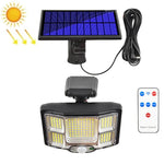 TG-TY085 Lampe murale solaire d'extérieur à induction corporelle, étanche pour jardin et rue, avec télécommande, Spécifications :, 96 LED intégrées, 96 COB intégrées, 96 LED séparées, 96 COB séparées, 168 LED intégrées, 168 COB intégrées