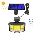 TG-TY085 Lampe murale solaire d'extérieur à induction corporelle, étanche pour jardin et rue, avec télécommande, Spécifications :, 96 LED intégrées, 96 COB intégrées, 96 LED séparées, 96 COB séparées, 168 LED intégrées, 168 COB intégrées