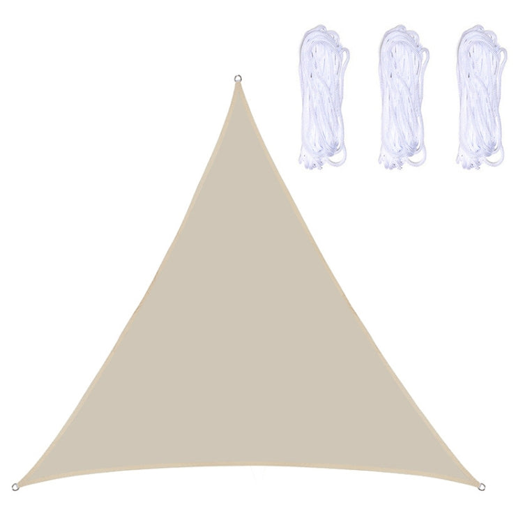 Voile d'ombrage triangulaire étanche anti-UV pour jardin extérieur, Taille : 5m x 5m x 5m, 5m x 5m x 5m