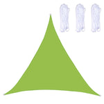Voile d'ombrage triangulaire étanche anti-UV pour jardin extérieur, Taille : 5m x 5m x 5m, 5m x 5m x 5m