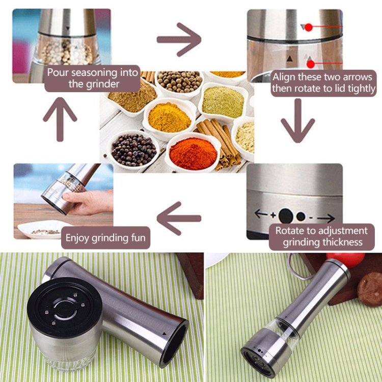 JE0318 Moulin à poivre manuel multifonction en acier inoxydable, outils de cuisine, JE0318