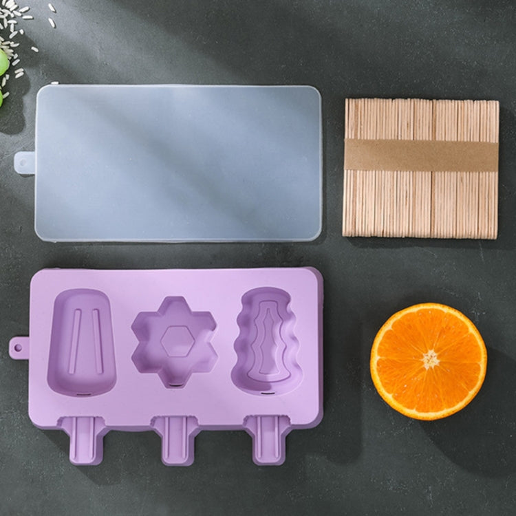 Moule à sucettes glacées et glaces en silicone pour enfants, motif de dessin animé mignon, grande taille, forme de fruit