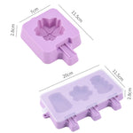 Moule à sucettes glacées et glaces en silicone pour enfants, motif de dessin animé mignon, grande taille, forme de fruit