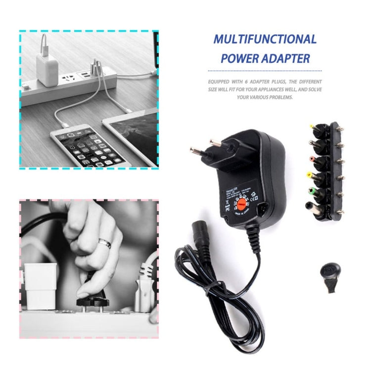 Alimentation à tension réglable C5 3-12V 12W, adaptateur secteur multifonction avec embouts DC, prise US, prise UK, prise EU