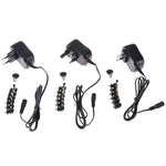 Alimentation à tension réglable C5 3-12V 12W, adaptateur secteur multifonction avec embouts DC, prise US, prise UK, prise EU