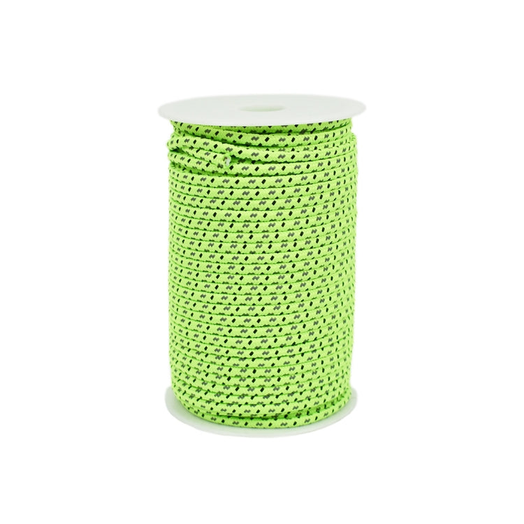 Corde de tente lumineuse de 4mm de diamètre et 50m, corde de fixation de secours pour l'extérieur