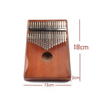 Kalimba à 17 notes pour débutants, piano à pouces, marron, kit marron, jaune, kit jaune, en bois, kit en bois, noir, kit noir