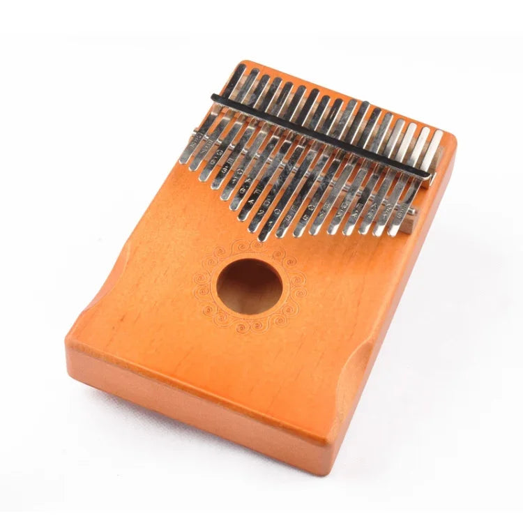Kalimba à 17 notes pour débutants, piano à pouces, marron, kit marron, jaune, kit jaune, en bois, kit en bois, noir, kit noir