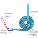 Corde de remorquage pour vélo ZXCQYS-L, corde de traction parent-enfant portable pour VTT, corde de remorquage ZXCQYS-L
