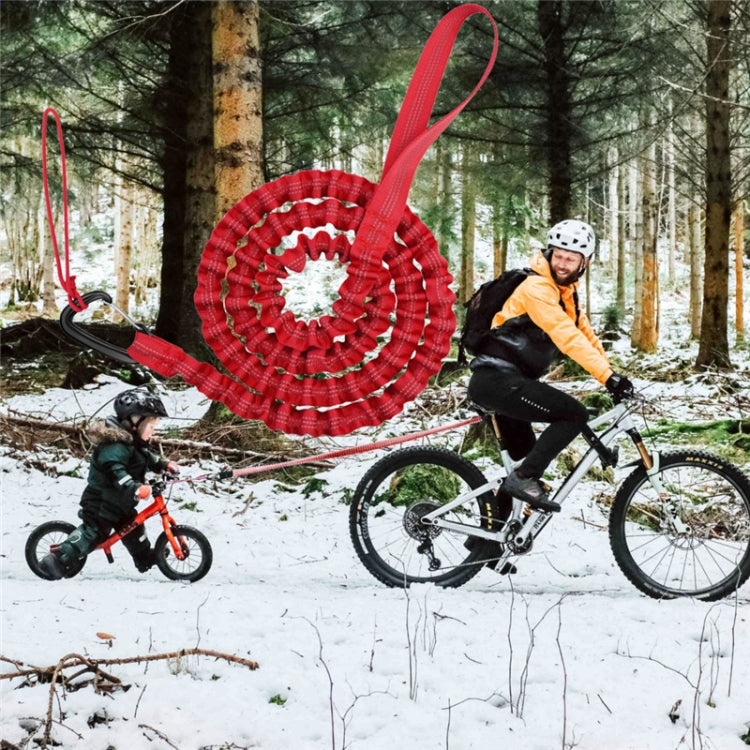 Corde de remorquage pour vélo ZXCQYS-L, corde de traction parent-enfant portable pour VTT, corde de remorquage ZXCQYS-L