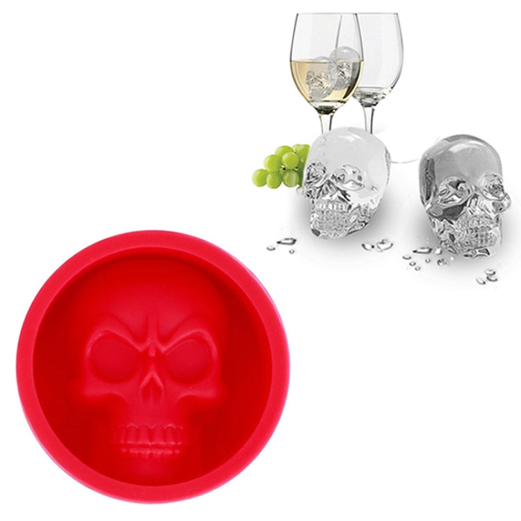 Boîte à glaçons de cuisine en silicone de qualité alimentaire, moule à glaçons créatif pour whisky, forme de patte de chat (rouge), forme de crâne (bleu), forme de crâne (vert), forme de crâne (orange)
