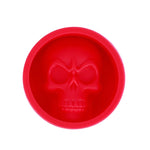 Boîte à glaçons de cuisine en silicone de qualité alimentaire, moule à glaçons créatif pour whisky, forme de patte de chat (rouge), forme de crâne (bleu), forme de crâne (vert), forme de crâne (orange)