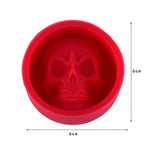 Boîte à glaçons de cuisine en silicone de qualité alimentaire, moule à glaçons créatif pour whisky, forme de patte de chat (rouge), forme de crâne (bleu), forme de crâne (vert), forme de crâne (orange)