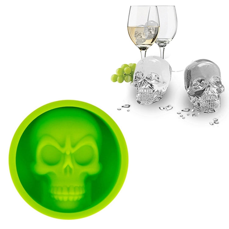Boîte à glaçons de cuisine en silicone de qualité alimentaire, moule à glaçons créatif pour whisky, forme de patte de chat (rouge), forme de crâne (bleu), forme de crâne (vert), forme de crâne (orange)
