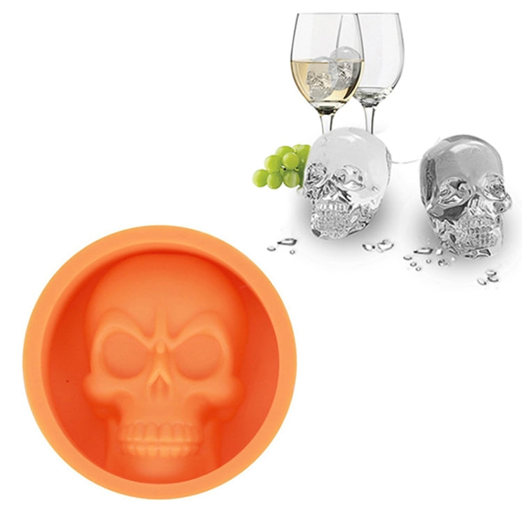 Boîte à glaçons de cuisine en silicone de qualité alimentaire, moule à glaçons créatif pour whisky, forme de patte de chat (rouge), forme de crâne (bleu), forme de crâne (vert), forme de crâne (orange)