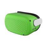 Coque de protection en silicone étanche, anti-poussière et antichute pour lunettes VR Meta Quest, Noir, Blanc, Rouge, Vert Lumineux