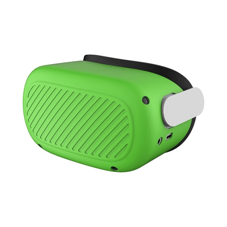 Coque de protection en silicone étanche, anti-poussière et antichute pour lunettes VR Meta Quest, Noir, Blanc, Rouge, Vert Lumineux