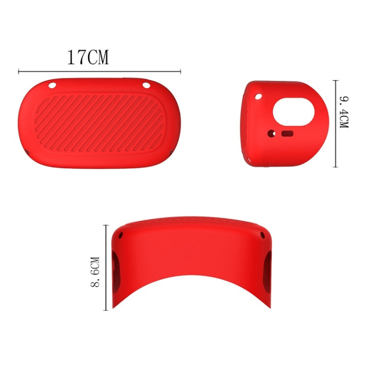 Coque de protection en silicone étanche, anti-poussière et antichute pour lunettes VR Meta Quest, Noir, Blanc, Rouge, Vert Lumineux