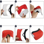 Coque de protection en silicone étanche, anti-poussière et antichute pour lunettes VR Meta Quest, Noir, Blanc, Rouge, Vert Lumineux