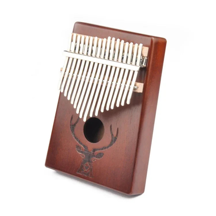 Piano à doigts 17 notes pour débutant, kalimba tête de cerf, piano à pouces