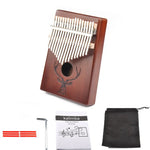 Piano à doigts 17 notes pour débutant, kalimba tête de cerf, piano à pouces