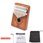 Piano à doigts 17 notes pour débutant, kalimba tête de cerf, piano à pouces