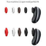 2 Ensembles d'Embouts d'écouteurs en Silicone Bluetooth pour Samsung Galaxy Buds Live, Noir-2 Paires, Rouge-2 Paires, Marron-2 Paires, Blanc-2 Paires