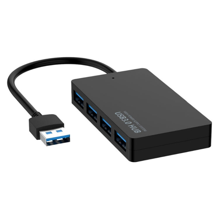Câble adaptateur USB KYTC47 4 ports, station d'accueil USB haute vitesse ??multi-interface HUB convertisseur, USB 3.0 noir, Type-C noir