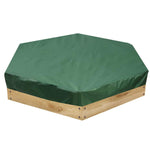 Bâche hexagonale en tissu Oxford 210D pour bac à sable, anti-UV, anti-poussière et imperméable, 230x200cm, 180x150cm, 140x110cm