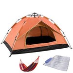 TC-014 Outdoor Beach Travel Camping Automatic Spring Multi-Person Tent, For 2 People, For 3-4 People