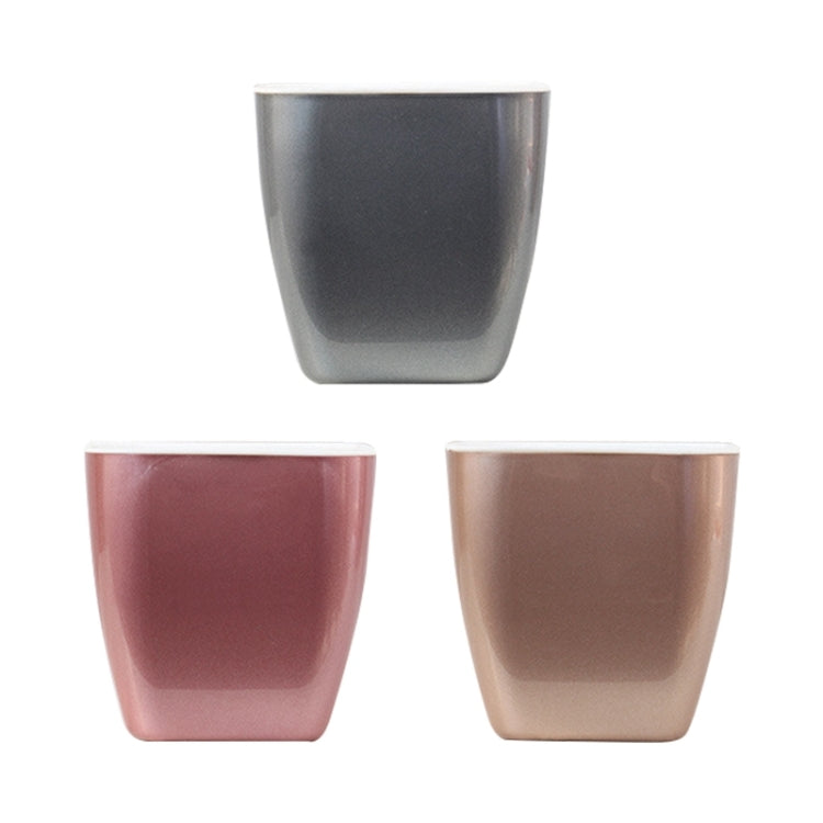 Pot de fleurs en plastique coloré imitation métal pour stockage d'eau, G109 Pot moyen, G105 Petit pot
