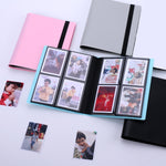 Album photo couleur unie élastique de 3 pouces, livre de rangement pour cartes et photos grande capacité, 3 pouces 160, 3 pouces 288