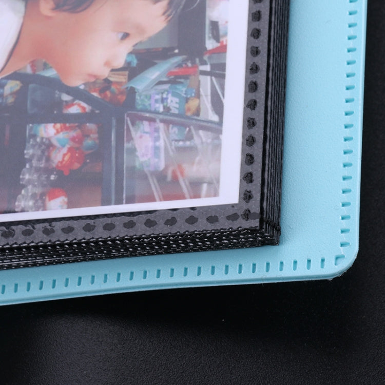 Album photo couleur unie élastique de 3 pouces, livre de rangement pour cartes et photos grande capacité, 3 pouces 160, 3 pouces 288