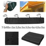 Housse de protection rétractable imperméable et anti-poussière pour auvent de terrasse, 2m, 2,5m, 3m, 3,5m, 4m, 4,5m, 5m