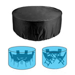 Housse de Protection Imperméable et Anti-Poussière pour Table et Chaises de Cour Extérieure, 120x75cm, 185x110cm, 280x110cm, 227x100cm, 230x110cm, 239x58cm, 244x59cm, 188x84cm, 180x90cm, 128x71cm, 185x95cm, 142x68cm, 130x71cm, 148x60cm, 204x60cm