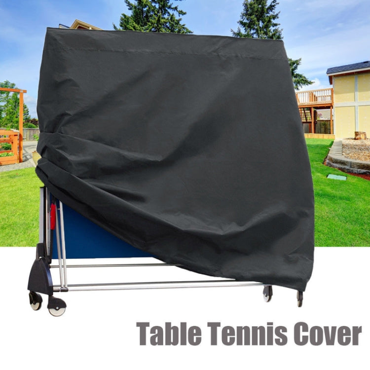 Housse de protection imperméable et anti-poussière pour table de ping-pong, 165x70x185cm