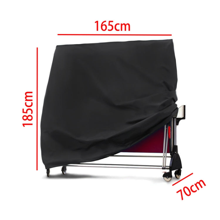 Housse de protection imperméable et anti-poussière pour table de ping-pong, 165x70x185cm
