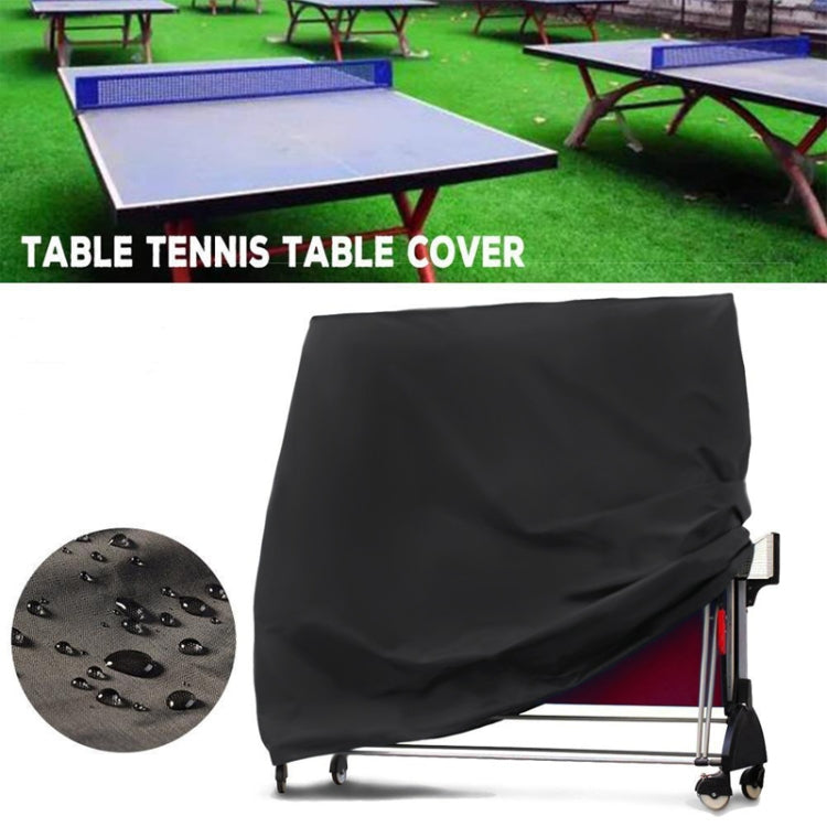 Housse de protection imperméable et anti-poussière pour table de ping-pong, 165x70x185cm
