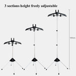 Support de repassage suspendu 3 en 1 de 1,6 m, cintre, tringle télescopique en métal, fixation de tringle en métal